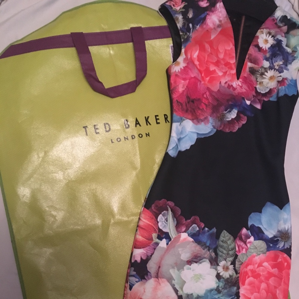 Ted Baker Floral Body-con Midi Pencil Dress